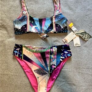 Agua Bendita Colorful Bikini Set